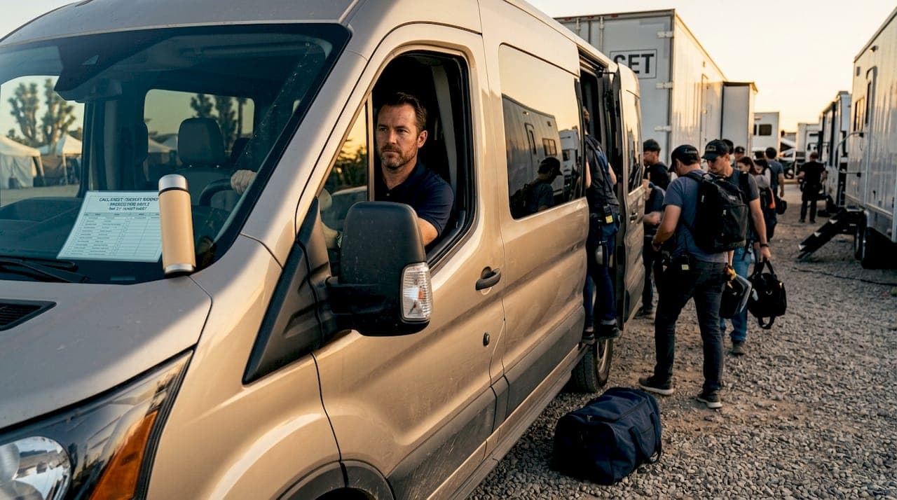 Film crew shuttle service: reliable transport explained