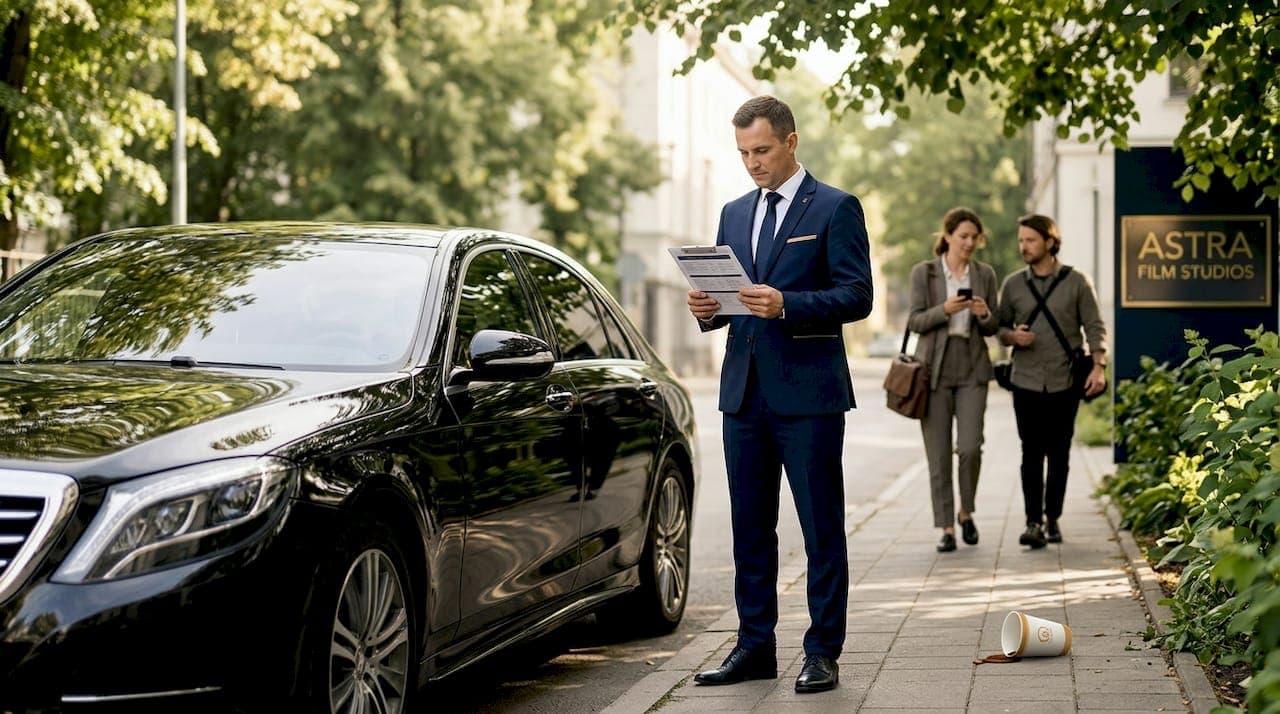 What Is a Studio Executive Car Service for Film?